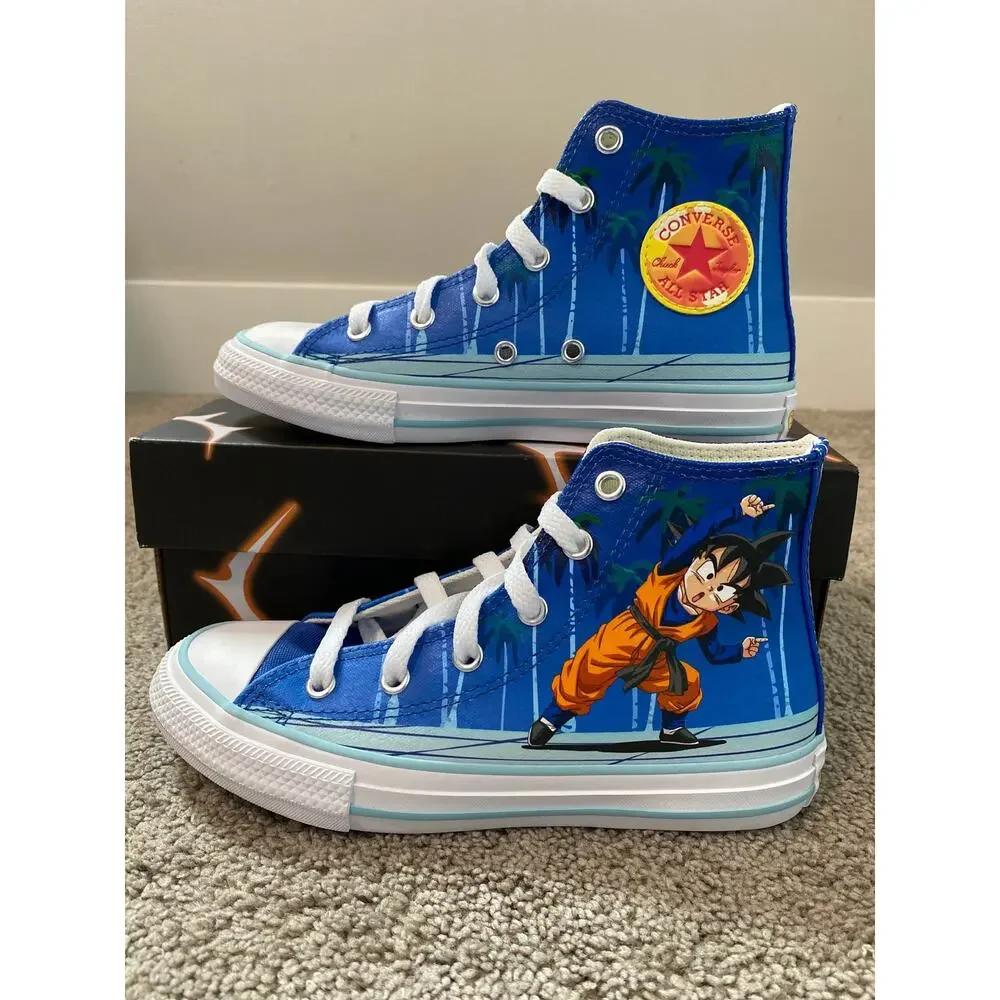 New Converse x Dragon Ball Z Chuck Taylor High Tops Kids Size 1Y